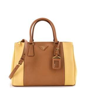 Prada Bicolor Double Zip Lux Tote #255115P95B